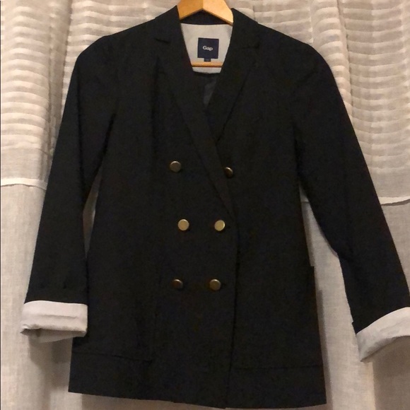 GAP - Blazer with gold buttons & striped liner - Picture 3 of 5